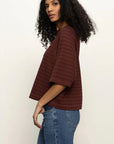 Boxy Raglan Tee Shirt - Chicory