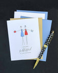 "BLESSED BY FRIENDSHIP" FRIENDSHIP CARD