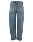 Ashley Slouchy Barrel Straight Leg Jean - Leadership Wash