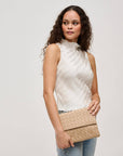 Ivy Woven Clutch