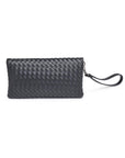 Aria Woven Wristlet Clutch