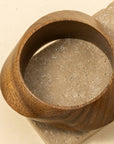 Chunky Wooden Bangle Bracelet
