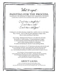 "Painting for the Process" A Painting Class by Laura Wright - Reservation for 1