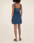 Emiko A-Line Denim Mini Dress