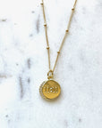 Javeria Necklace "11:11" Gold Filled