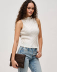 Ivy Woven Clutch