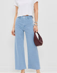 Penny Wide Leg 27” inseam - Frost Blue by Pistola Denim