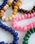 Refined Stone Bead Necklace