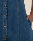 Emiko A-Line Denim Mini Dress