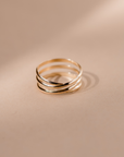 Contour Ring by ABLE - Gold-filled