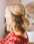 Brushed Bronze Bar Hair Clip