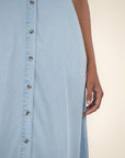 Dorothy Sleeveless Denim Midi Dress