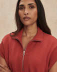 Avaya Half-Zip Dress