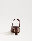 Bianka Slingback Pumps in French Merlot Patent Leather - Sam Edelman