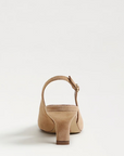 Bianka Slingback Pumps in Cypress Tan Suede - Sam Edelman