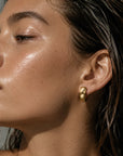 Brennan Hammered Earring