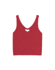 Cece Sweater Tank in Heartbeat Red