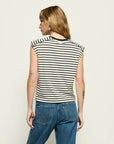 Perry Muscle Tee - Cross Walk Stripe