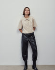 Daria Short Sleeve Jacket - Ivory