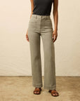 Faherty Stretch Terry Patch Pocket Pants - Coastal Sage