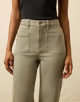 Faherty Stretch Terry Patch Pocket Pants - Coastal Sage