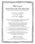 "Painting for the Process" Our 2nd Painting Class by Laura Wright - Reservation for 1