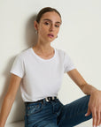 Goldie Boxy Tee - White