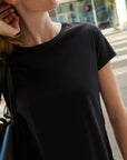 Goldie Boxy Tee - Black