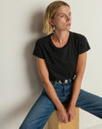 Goldie Boxy Tee - Black