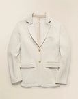 Faherty Inlet Knit Blazer - Light Oatmeal Melange