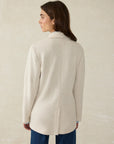 Faherty Inlet Knit Blazer - Light Oatmeal Melange