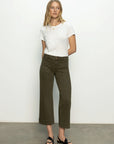 Marine - Wide Leg Stretch Denim Pant