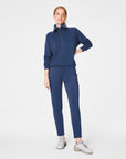 SPANX AirEssentials Half-Zip Sweatshirt - Faded Indigo