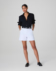 Stretch Twill Short - 5" in White