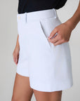 Stretch Twill Short - 5" in White