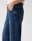 Lexi Bowed Straight Jeans - Moonwave