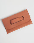 Mare Leather Handle Clutch by ABLE