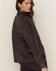 Sanctuary Ivy Suede Shirt Shacket - Semi Sweet