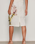 Spring Flower Pencil Skirt