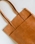 Selam Leather Magazine Tote by ABLE