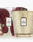 VOLUSPA Gilt Pomander and Hinoki 3 Wick Hearth Candle