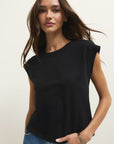 Camino Jersey Top - Black