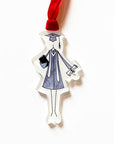 "THE COLORED GOWN" Ornament