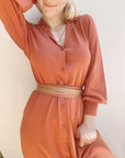 Midi Wrap Belt - Tan