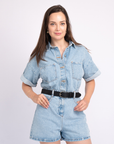 Dieke Classic Full Grain Leather Belt for Women