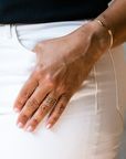 Contour Ring by ABLE - Gold-filled
