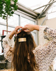 Gold Bar Hair Clip
