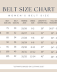 Dieke Classic Full Grain Leather Belt for Women