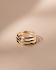 Contour Ring by ABLE - Gold-filled