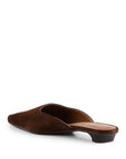 Mocktail Mule - Dark Brown Suede